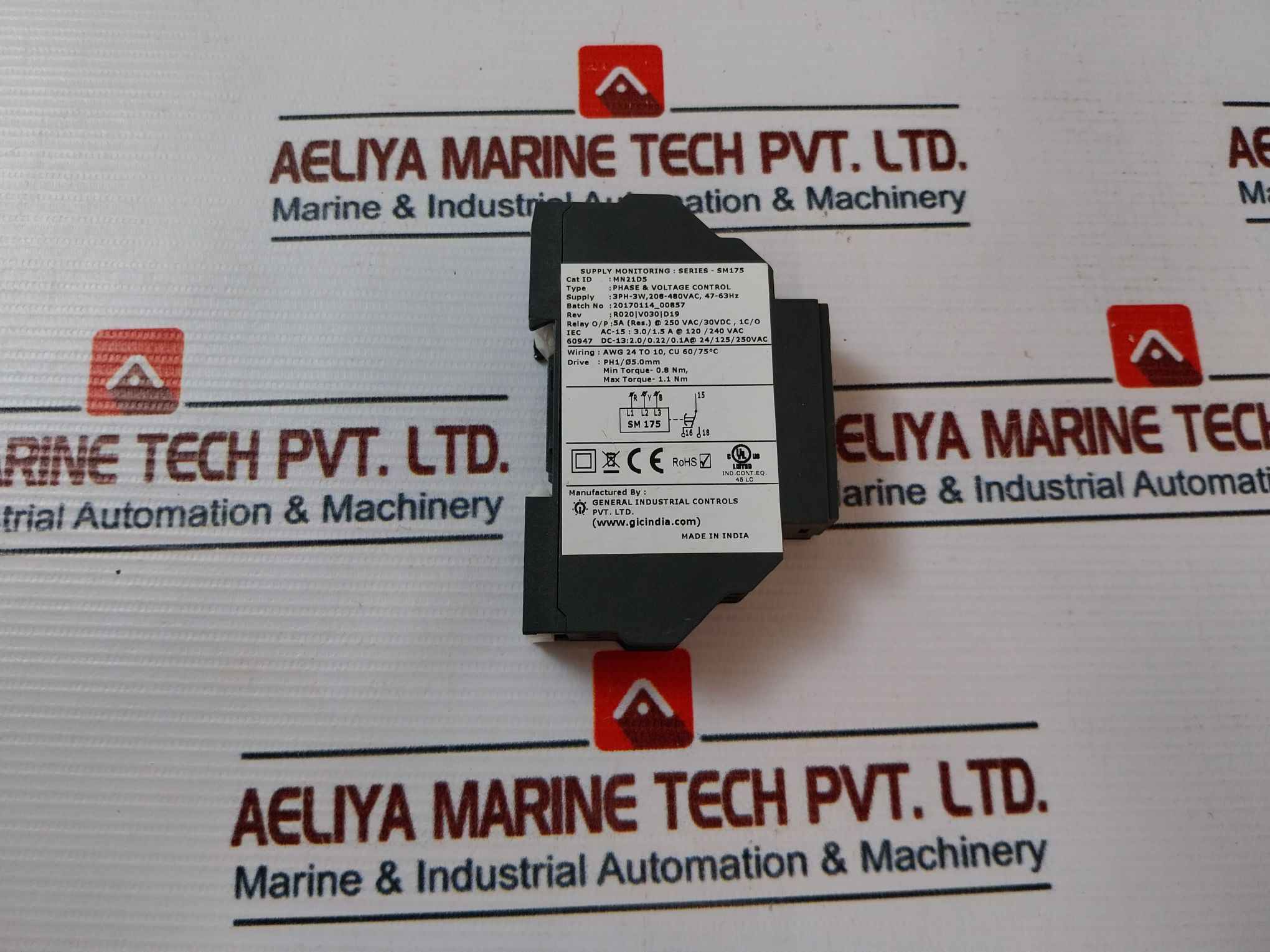 Gic Sm175 Voltage Monitoring Relay - Image 5