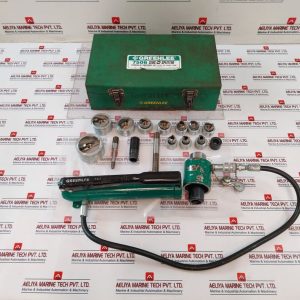 Greenlee 7506 Slug Splitter Centering Konckout Punch Kit With Hydraulic Ram And Pump