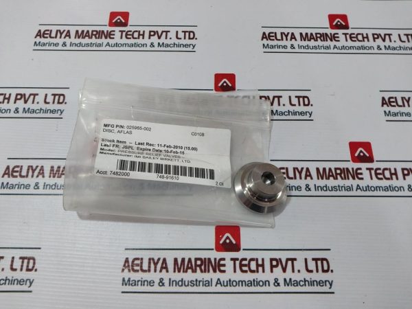 Imi Bailey 025965-002 Pressure Relief Valve