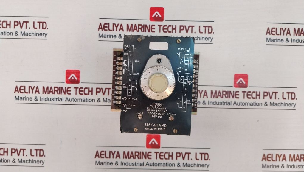 Makarand Sm 811-6-60md Tandem Motorised Potentiometer 24v Dc - Image 4