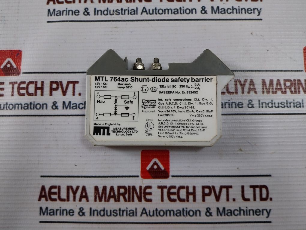 Measurement Technology Mtl 764ac Shunt-Diode Safety Barrier - Image 6