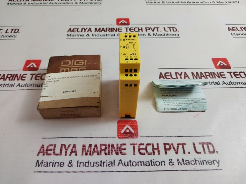 Digi Mec Dpx-257 Emergency Stop And Door Monitoring Safety Relay