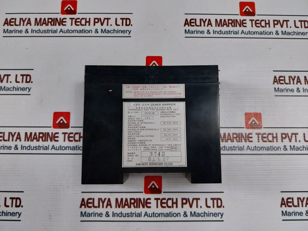 Nakakita Seisakusho Ns705-Zb Zener Barrier - Image 6