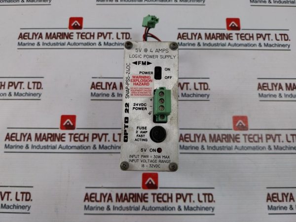 Opto 22 Snap-ps5-24dc Logic Power Supply