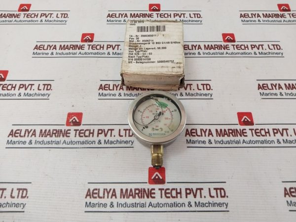 Reintjes En 837-1 Pressure Gauge 130°c