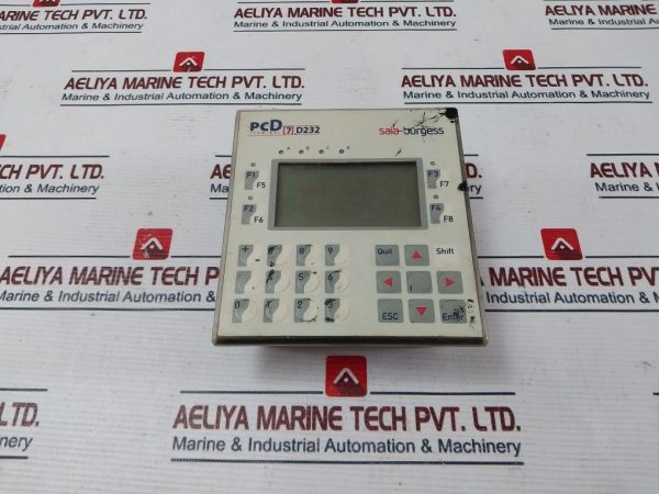 Saia-burgess Pcd7.d232 Terminal With Graphics-Display 24vdc