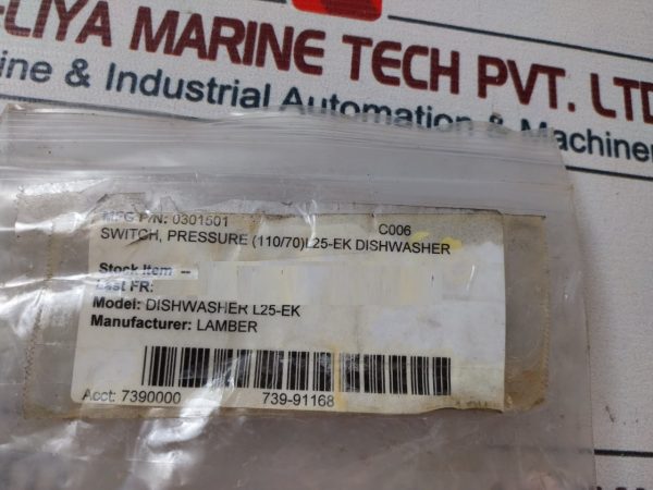 Lamber 0301501 Pressure Switch - Image 6