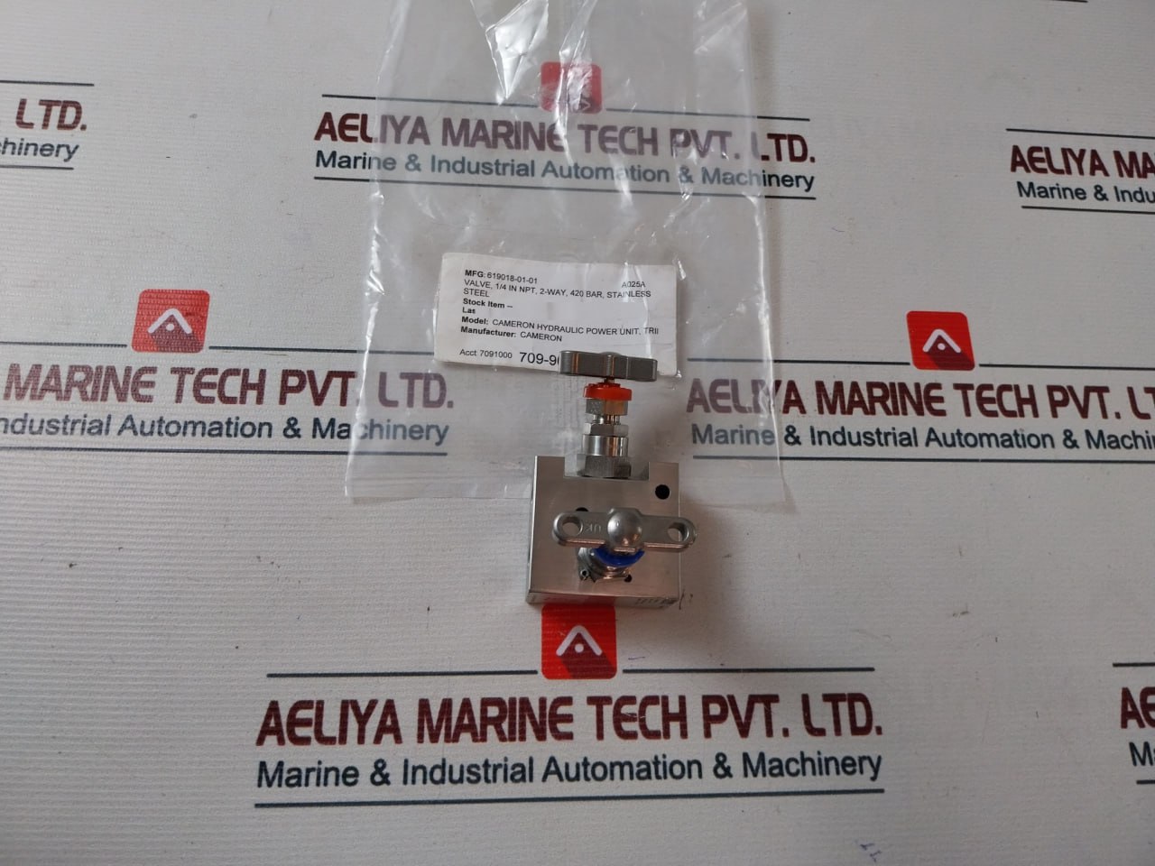 Parker Hals2v4n 2-way Stainless Steel Valve