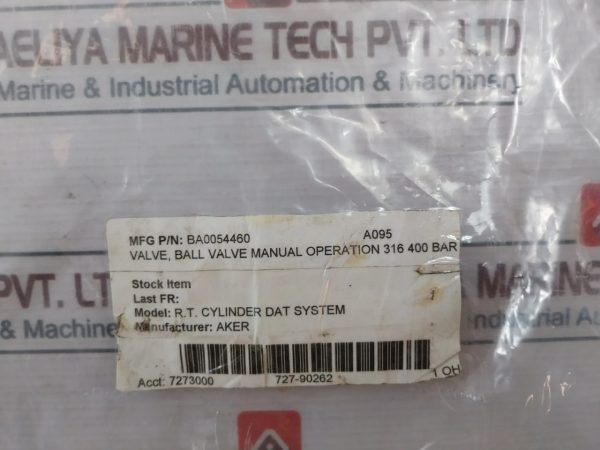 Habonim 20 H27-666myb/sae6000-21-n Ball Valve - Image 6