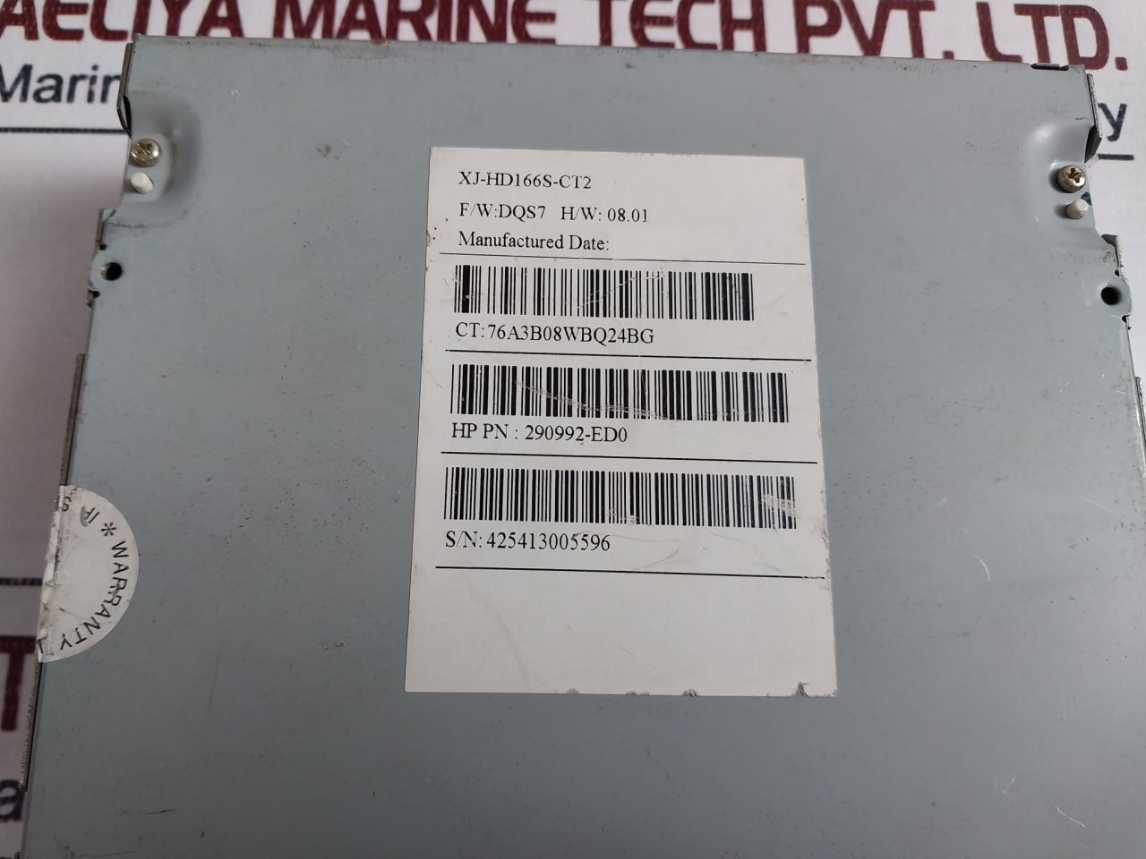 Hewlett-packard Rolls-royce Marine Xj-hd166s Dvd-rom Drive - Image 7