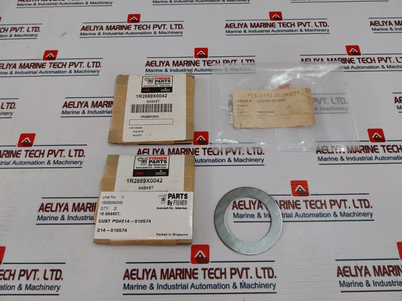 Fisher 1r2859x0042 Gasket Ring