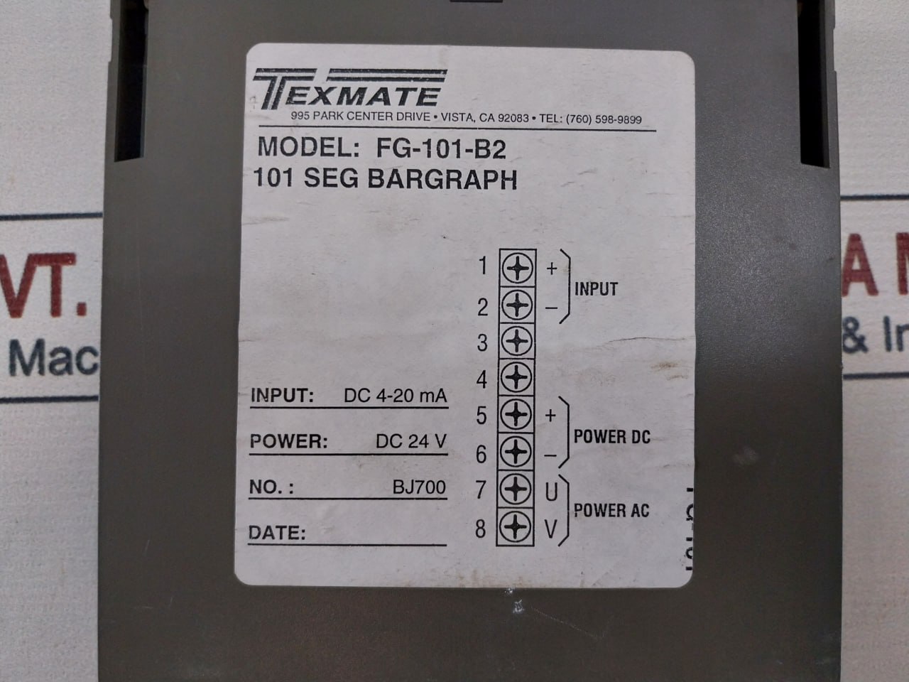 Metermaster Tmfg101bm System Hydraulic Pressure 24dvc - Image 7