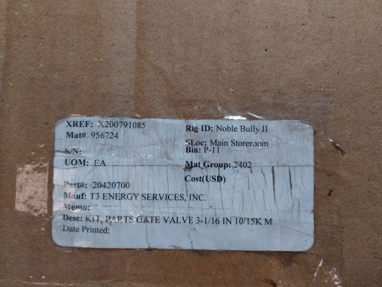 T3 Energy 20420700 Gate Valve Kit - Image 13