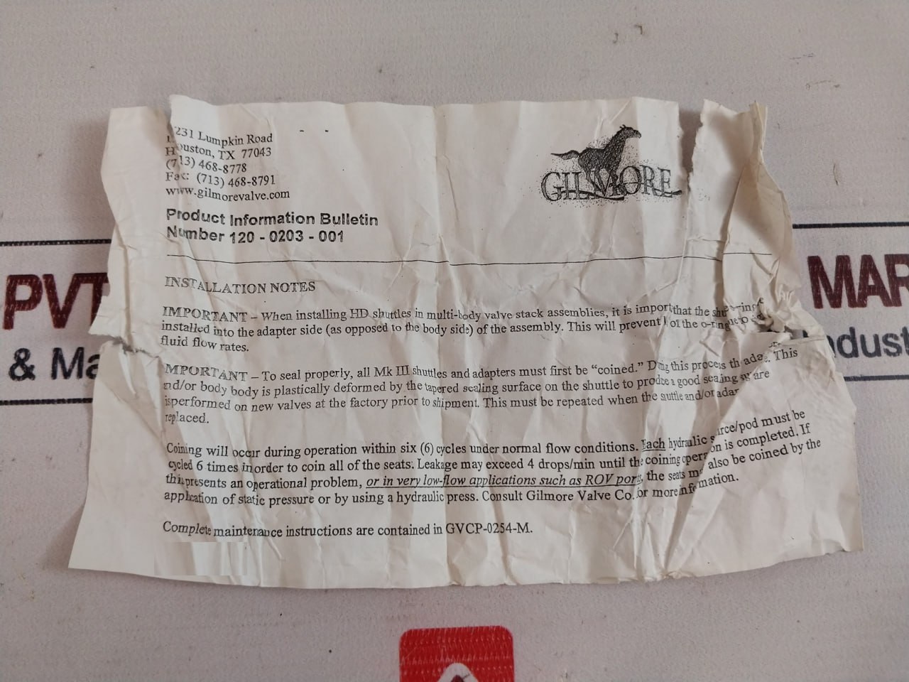 Gilmore 1 Npt Check Valve Set - Image 7