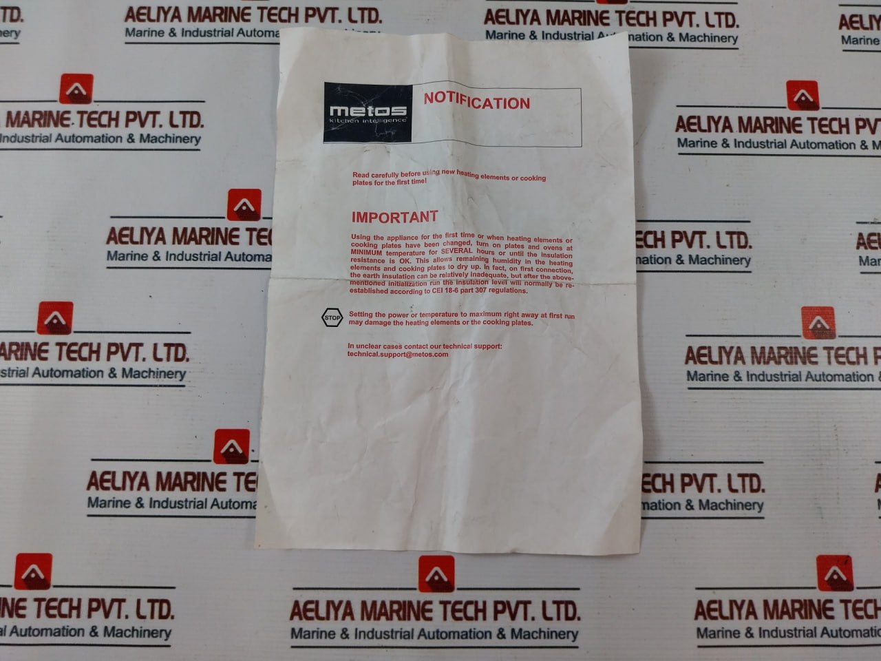 Baratta Metos 220v 800w Heating Element - Image 8