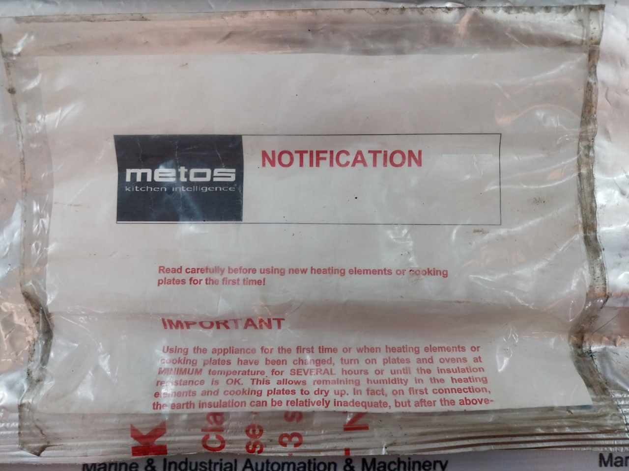 Baratta Metos 220v 800w Heating Element - Image 7