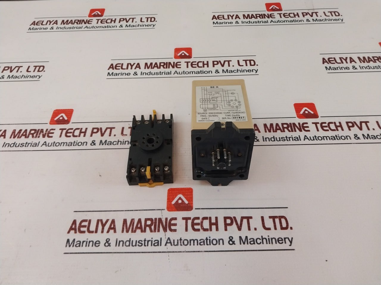 Omron Se-kp2 Motor Relay With Base 2 To 40s - Image 5