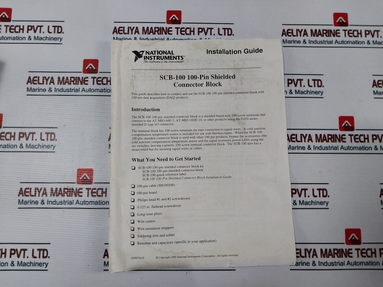 National Instruments Scb-100 Shielded Connector Block - Image 6