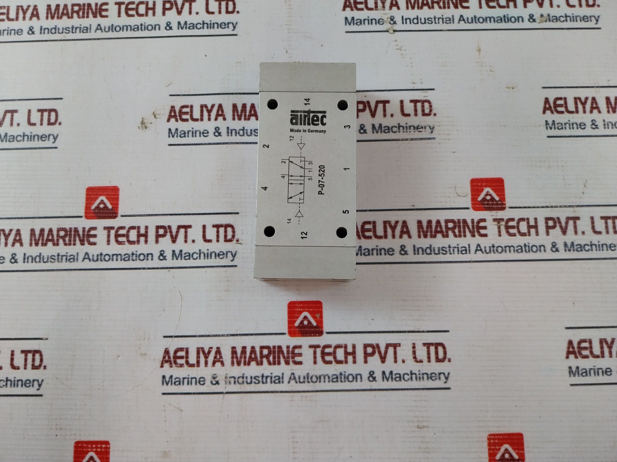 Airtec P-07-520 Pilot Operated Pneumatic Directional Control Valve