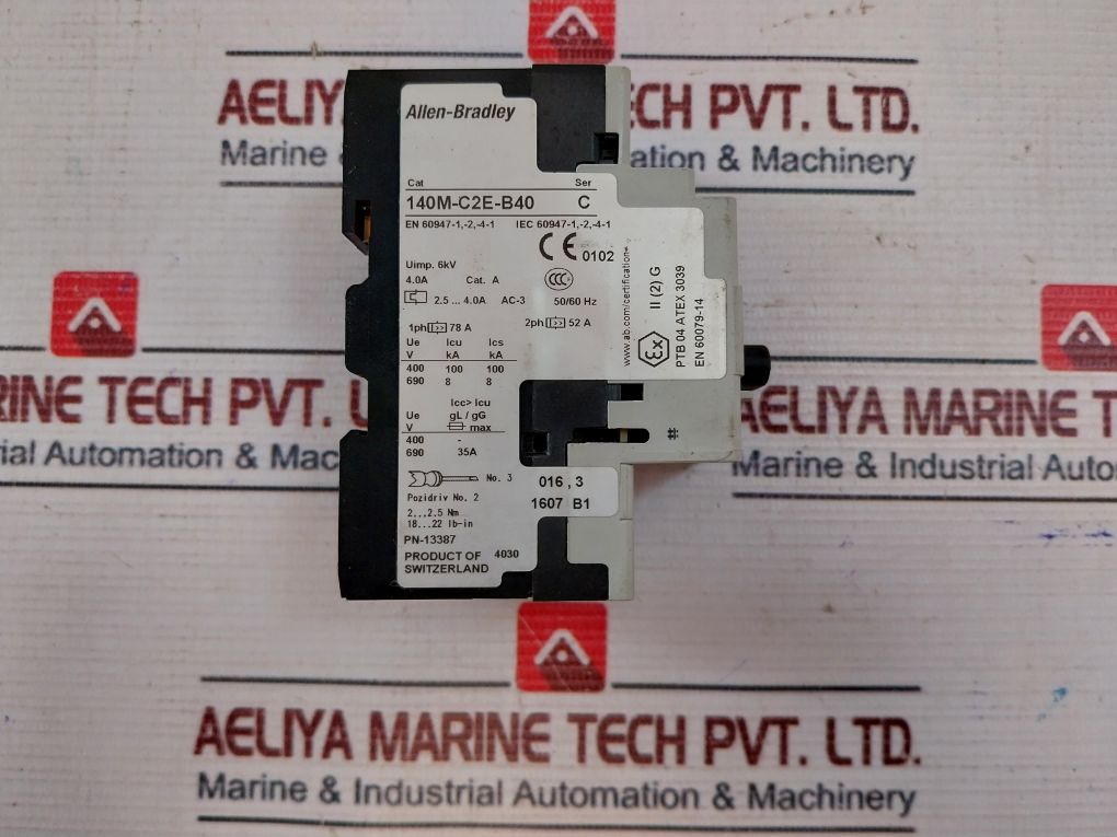 Allen-bradley 140m-c2e-b40 Motor Protection Circuit Breaker - Image 5