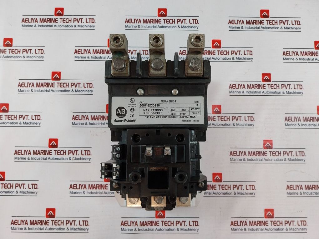 Allen-bradley 500f-eod930 Feed Through Contactor 110v 60hz - Image 3