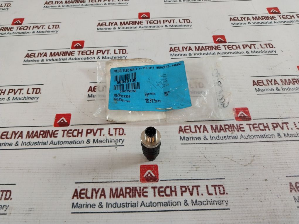 Burkert 448856 Plug Elec Male Connector