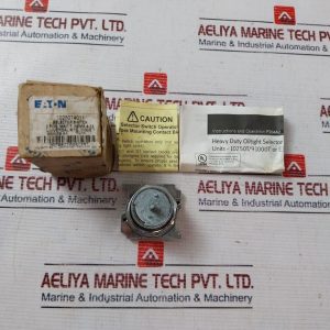 Eaton 10250t4011 Pushbutton Heavy Duty Oiltight Selector Switch