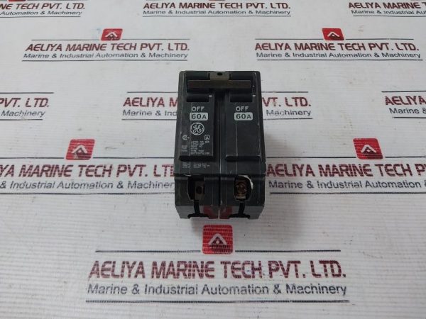 General Electric Rt-693 2 Pole Circuit Breaker 60a
