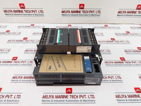 Idec Pf2j-cpu1dceu Programmable Controller With Pfa-1m 14u Memory Pack With Pfj-t162u 16-transistor Output Unit - Image 3