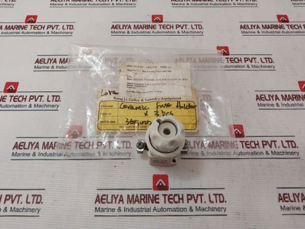 Kang Li Far East El-co 1231-002 Ceramic Fuse For Heater On Deep Holder