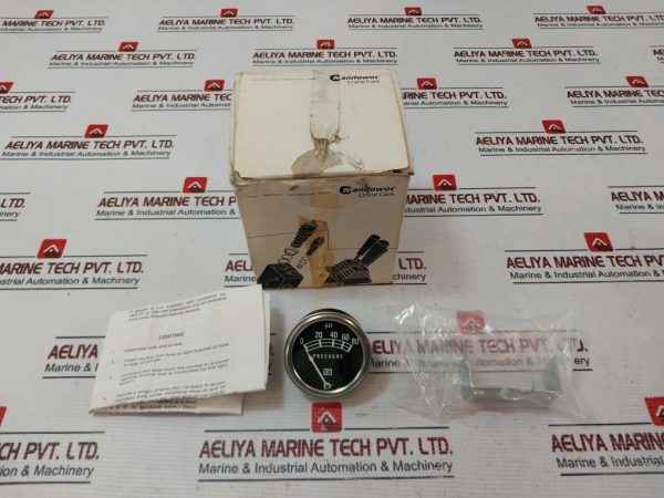 Manitowoc 4601130 Oil Pressure Gauge 0-80 Psi