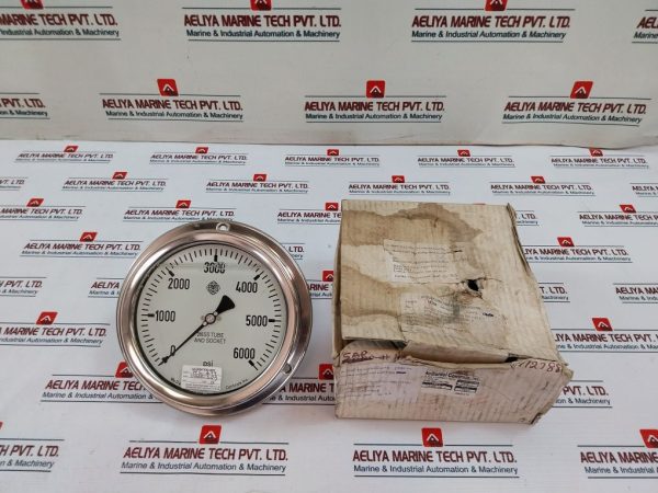 Mcdaniel Controls 0-6000 Psi Pressure Gauge