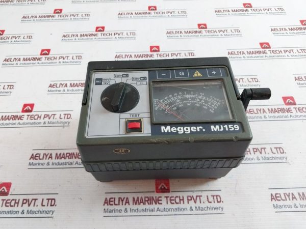 Megger Mj159 Analog Insulation Tester 0-600v