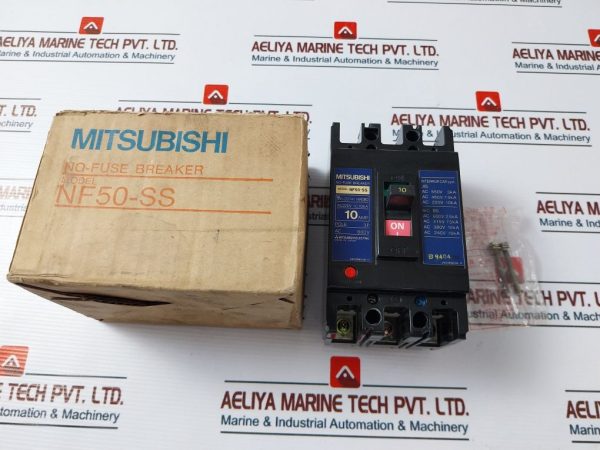 Mitsubishi Electric Nf50-ss No-fuse Circuit Breaker 10 Amp.