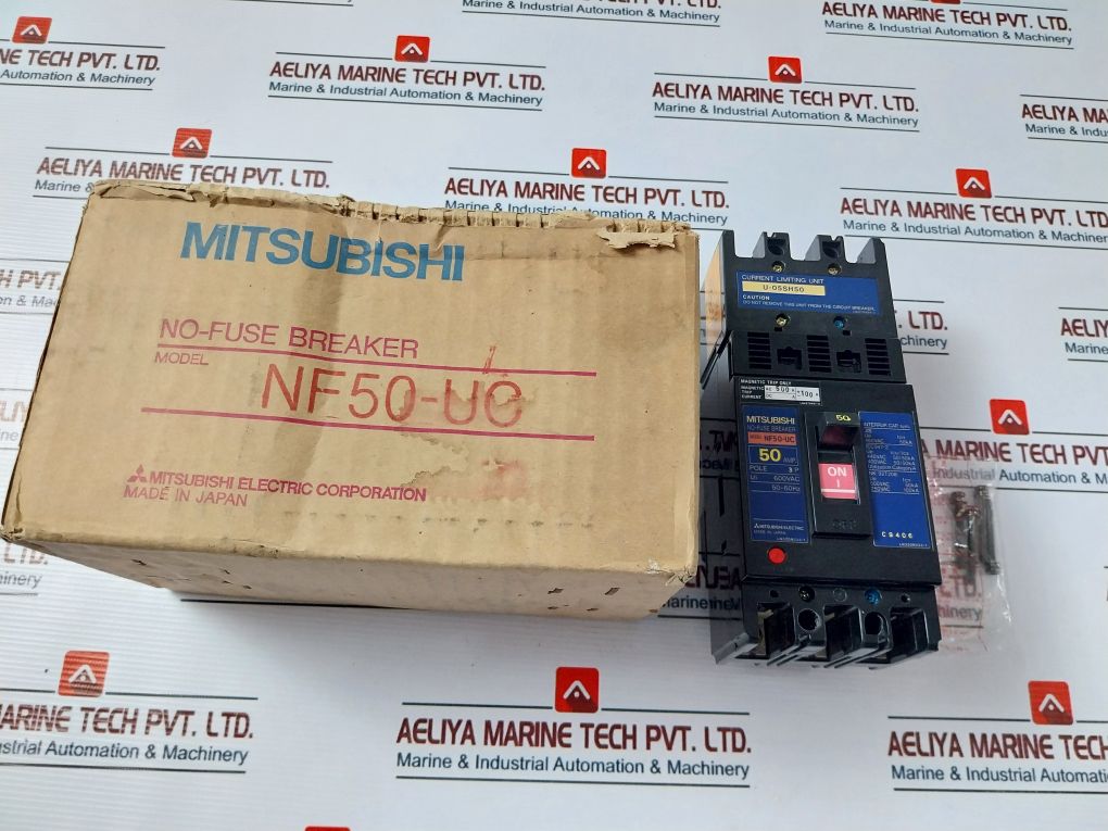 Mitsubishi Nf50-uc No-fuse Circuit Breaker 0 Amp.
