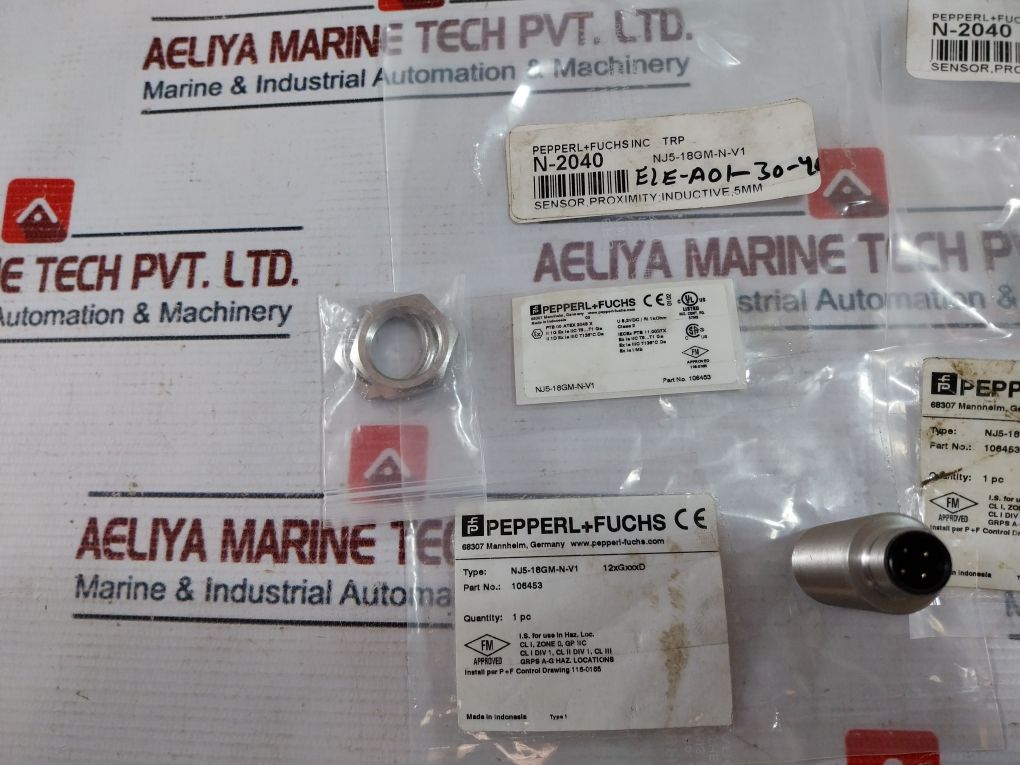 Pepperl+fuchs Nj5-18gm-n-v1 Inductive Proximity Sensor - Image 5