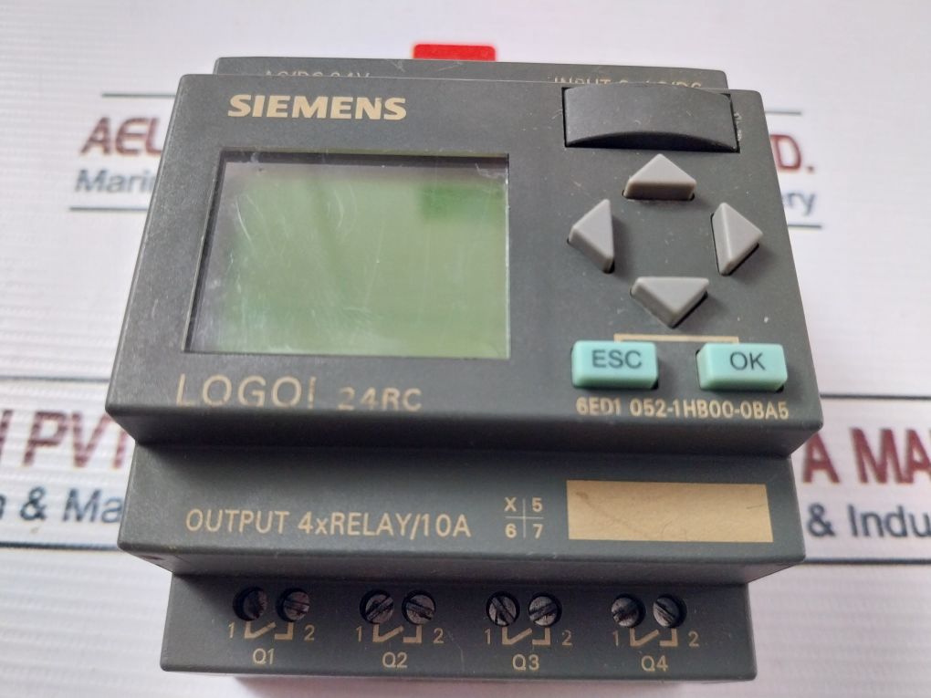 Siemens 6ed1 052-1hb00-0ba5 Logo! 24rc Plc Module - Image 6
