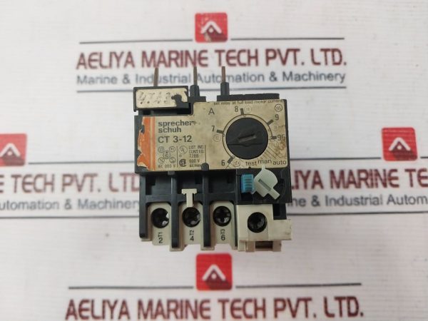 Sprecher+schuh Ct 3-12 Overload Relay