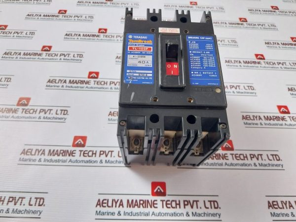 Terasaki Tl-100f 3 Pole Circuit Breaker 40a