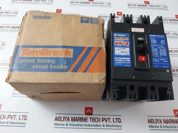 Terasaki Tl-100f 3 Pole Circuit Breaker 50a