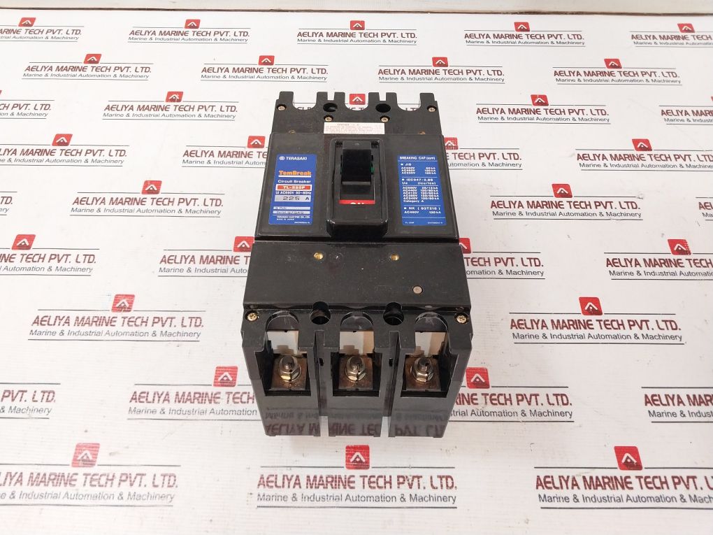 Terasaki Tl-225f 3 Pole Circuit Breaker 225a - Image 3