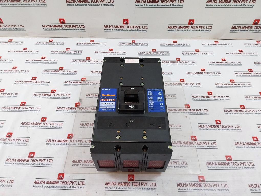 Terasaki Tl-800f 3 Pole Circuit Breaker 800a - Image 3