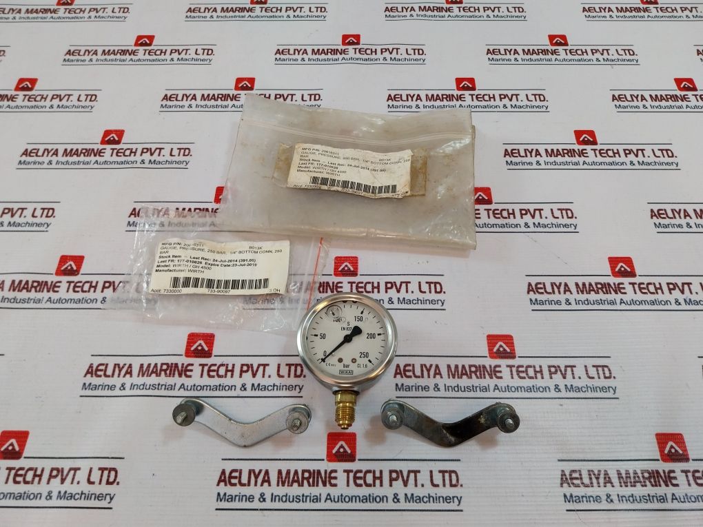 Wika En 837-1 Pressure Gauge 0-250 Bar - Aeliya Marine