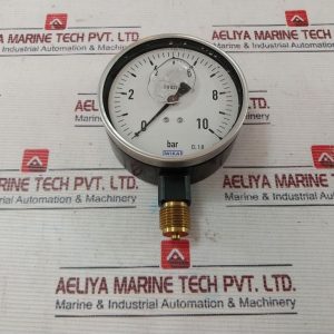 Wika En837-1 Pressure Gauge 0-10 Bar