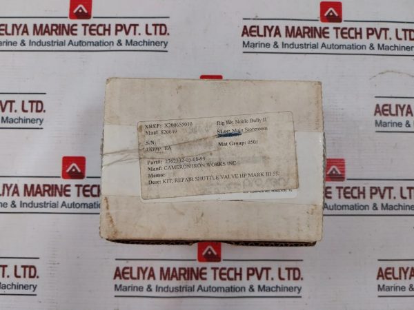 Cameron 2762332-03-08-99 Repair Shuttle Valve Kit - Image 8