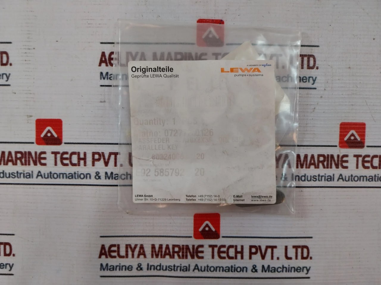 Lewa P-6267a Ball Valve Repair Kit - Image 15