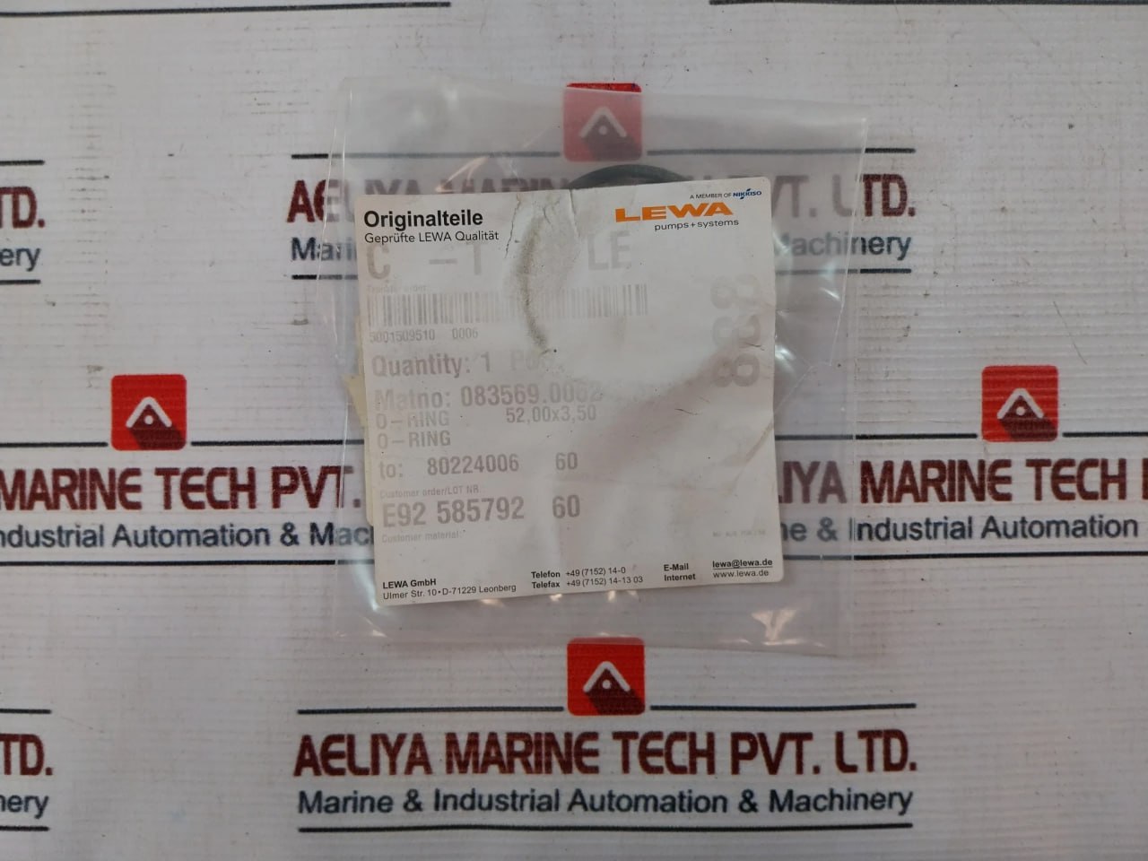 Lewa P-6267a Ball Valve Repair Kit - Image 11