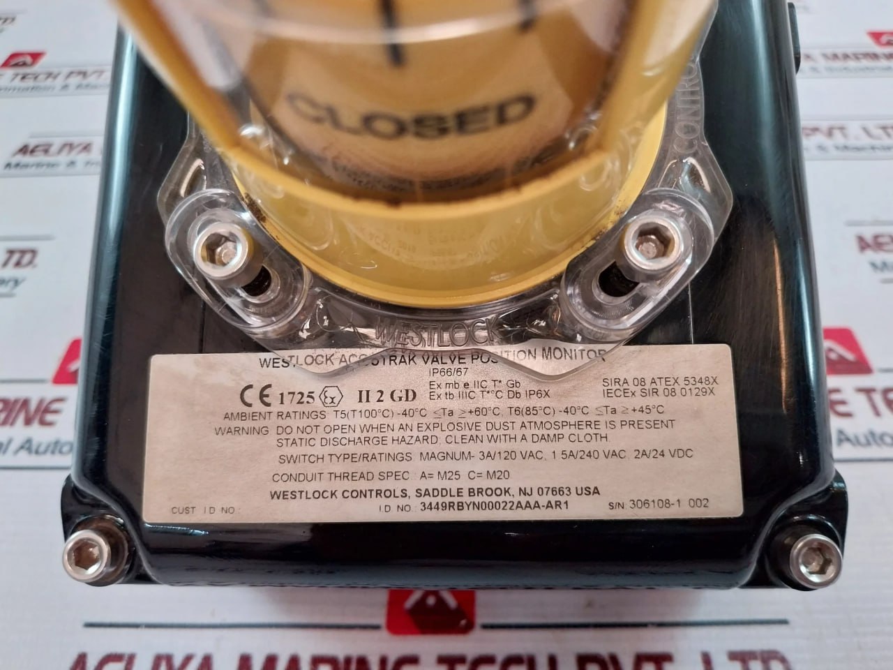 Westlock Controls 3449rbyn00022aaa-ar1 Accutrak Valve Position Monitor - Image 8