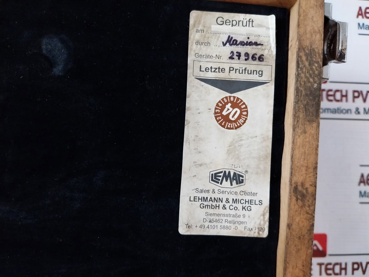 Lemag Ls 180 Peak Pressure Indicator - Image 8