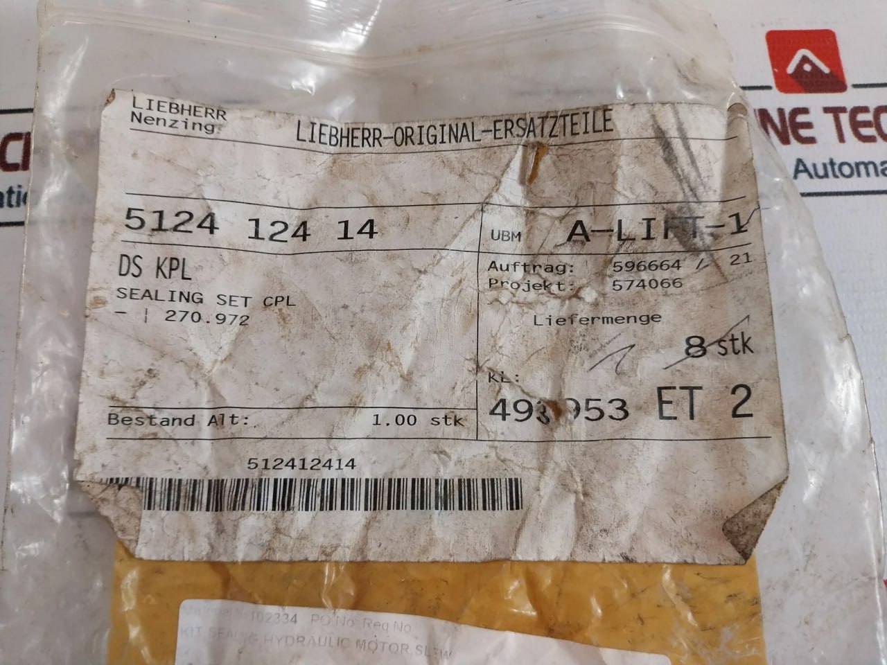 Liebherr Rexroth Bosch Group 512412414 Sealing Kit - Image 8